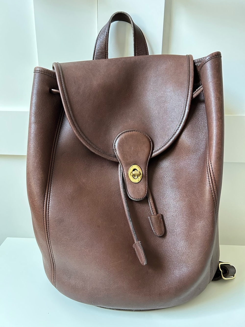 Vintage Coach Leather Backpack #9943